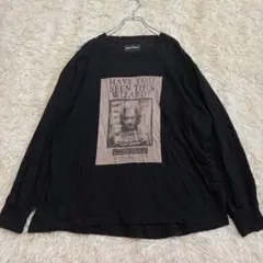 926 完売品✨ハリーポッター ロンT 長袖 シリアスブラック プリント L 黒