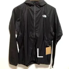 ノースフェイス　Ｌ　スワローテイル　ベント　フーディ　黒　マウンテン