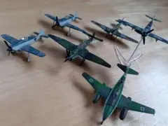 1/48スケール ドイツ空軍航空機プラモデル6個セット WWII ドイツ空軍機セット 1 (プラモデル) - ホビーサーチ
