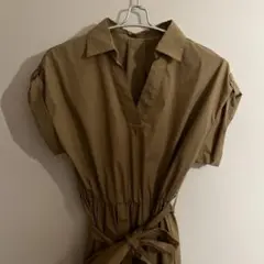ノースリーブ シャツワンピース　NOLLEY'S ノーリーズ　気持ち良い肌触り