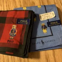 POLO RALPH LAUREN ポロベアハンカチーフ2枚セット