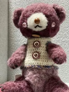 アーティストベア 紫のクマ