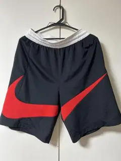 Nike Dri-FIT バスケットボールパンツ M 黒/赤