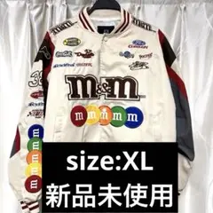 新品　ROBERT CAVANI MA-1 m&m's メンズ　XL クリーム