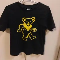 イエローベアプリント 半袖Tシャツ 120
