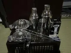 バーテンダーセット　シェーカー　バースプーン　ジューサー　ソムリエナイフ