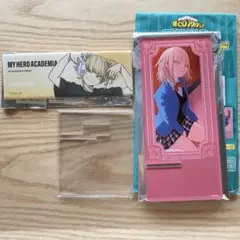 ヒロアカ【トガヒミコ】ベースヤードスクエアロング缶バッジ・アクリルスマホスタンド