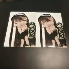 古澤里紗 生写真 チェック衣装