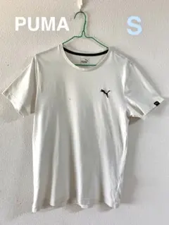 PUMA Sサイズ　白　ホワイト　メンズ　Tシャツ