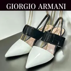 GIORGIO ARMANI ジョルジオアルマーニ サンダル ホワイト 送料無料