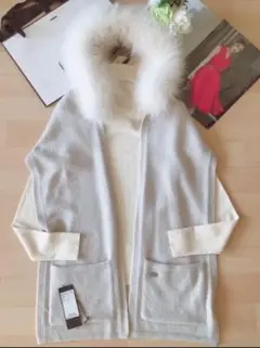 FOXEY 26万円カシミア100%FOXファーショール Rene フォクシー