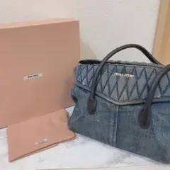 miumiu ミュウミュウ バッグ デニム トートバッグ