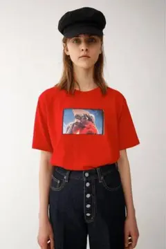 MOUSSY E.T. コラボ Tシャツ 半袖 赤 red 映画