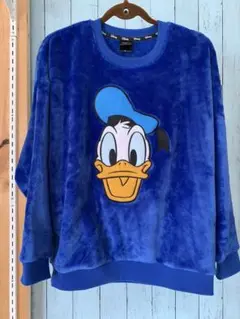 【匿名配送】Disney ドナルドダック 着る毛布 ボア フリーストレーナー M
