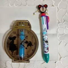 東京ディズニーリゾート アリス砂時計と6色ボールペンのセット