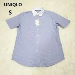 新品 ✨UNIQLO ユニクロドライイージーケアコンフォートクレリックシャツ S