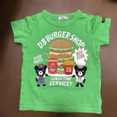 ミキハウス　DOUBLE.B D.B BURGER SHOP Tシャツ 100