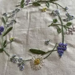 青木和子　刺繍　完成品