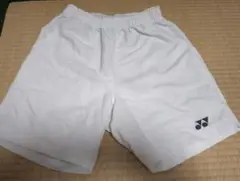 YONEX VeryCool ホワイト ハーフパンツ Sサイズ