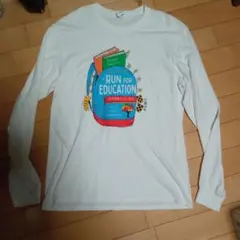 ポートアンドカンパニー run for education　ロンＴシャツ　Ｍ
