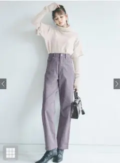GRL グレイル ストレートツイルパンツ
