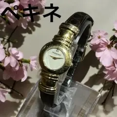 ペキネ Emile Pequignet 5747 ゴールド/ホワイト