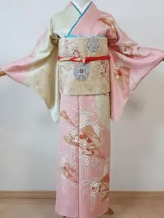 未使用 正絹 訪問着 (長襦袢サービス)