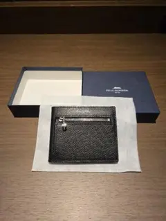 ペッレモルビダ 財布 バルカ　ブラックレザー二つ折り財布