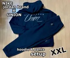 union、jordan セットアップ NIKE - union × jordan セットアップ 上m 下xsの通販 by て