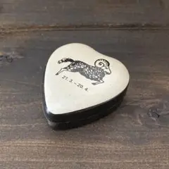ミニ缶　牡羊座　ひつじ　ティン缶　缶　ハート型　レトロ　イギリス　ヴィンテージ