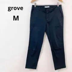 グローブ ストレッチパンツ スキニー レディース 伸縮性 黒 ズボン M 伸縮性