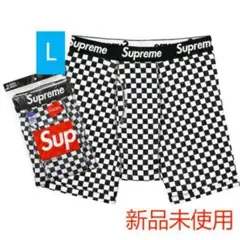 Supreme チェック柄 ボクサーパンツ Lサイズ