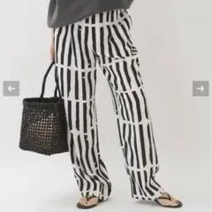 <JANE SMITH>ストライプパンツ
