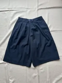 GAP ネイビー ストライプ ワイド ショーツ ハーフパンツ