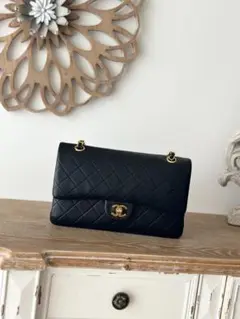 CHANEL ブラック ショルダーバッグ