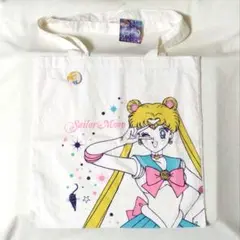 セーラームーン トートバッグ 20th Anniversary　缶バッジ付き