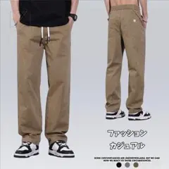 チノパン メンズ ゴルフウェア ゴルフパンツ ウエストゴム 調整紐 9分丈