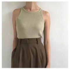 [TODAYFUL/トゥデイフル]Cotton Rib Tanktop