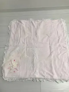 mezzo pianoウサギ刺繍ピンクマット
