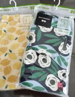 新品未開封　UNIQLO　レギンス　80サイズ2着