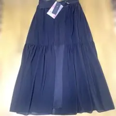 【新品タグ付き】ABITOKYO シフォン ティアードロングスカート