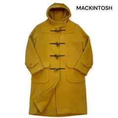 マッキントッシュLAPISu0026Co ヘリンボーンダッフルコート黄色30 イギリス製
