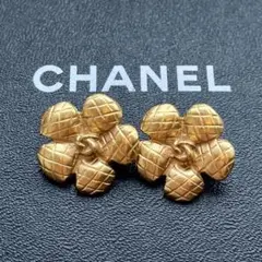 美品❤️シャネル❤️CHANEL❤️イヤリング❤️ カメリア/マトラッセ❤️