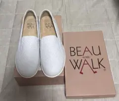 BEAUWALK イタリアンレザースリッポンシューズ