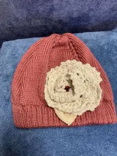 ◆薔薇色の帽子◆ca4laウールニットキャップ◆可愛い