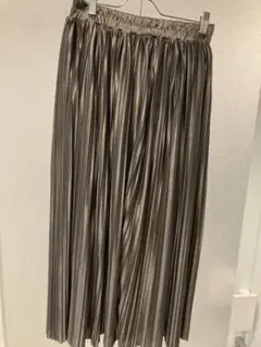 (新品)GLAY プリーツスカート ウエストゴム長さ80cm