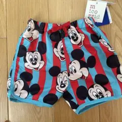 新品未使用　チマジロ ミッキー サーフパンツ 100 水着 しまむら