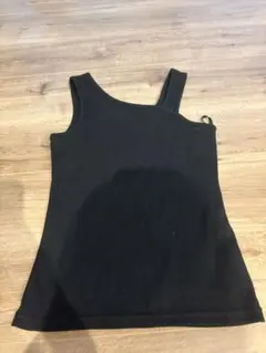 SUREVE リブタンクトップ M 黒　ワンショルダー