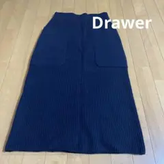 Drawer ドゥロワー ニットスカート