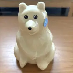 【美品】北欧 しろくま貯金箱◆ポーラーベア　フィンランド　置物